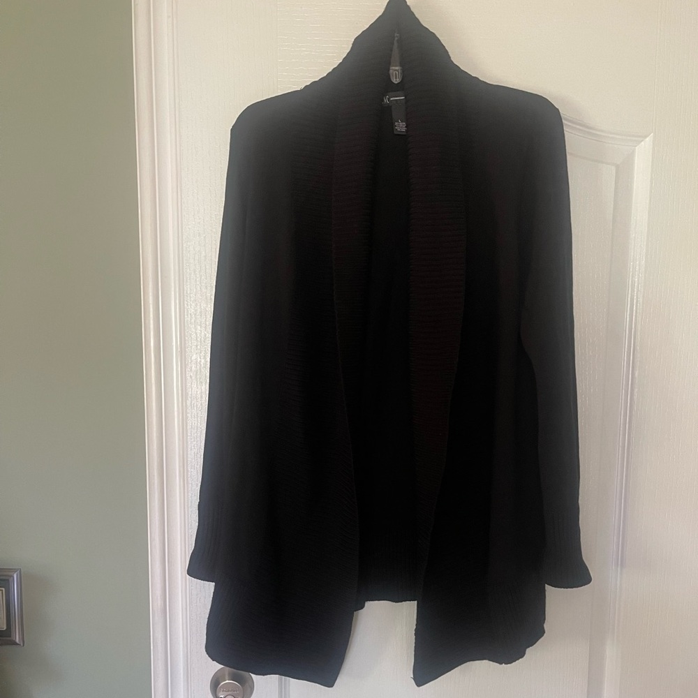 INC Black Cardigan Sweater (used) excellent condition Size L